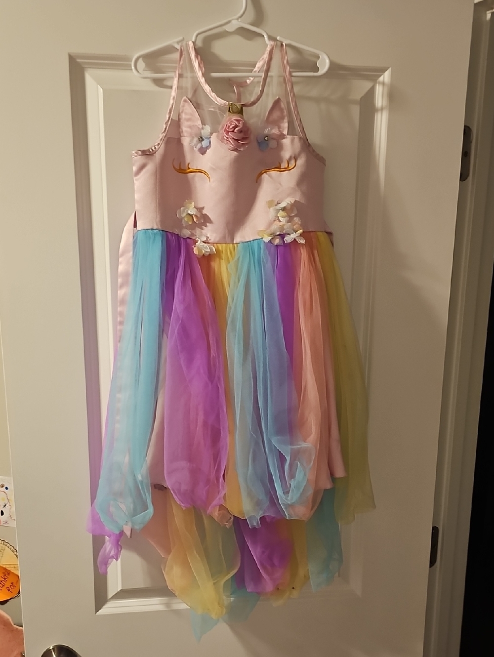 Unbranded Pink & Rainbow Unicorn Kids Costume Dress